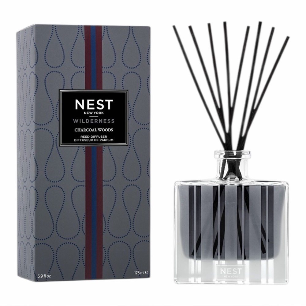 Nest New York Wilderness Charcoal Woods Reed Diffuser